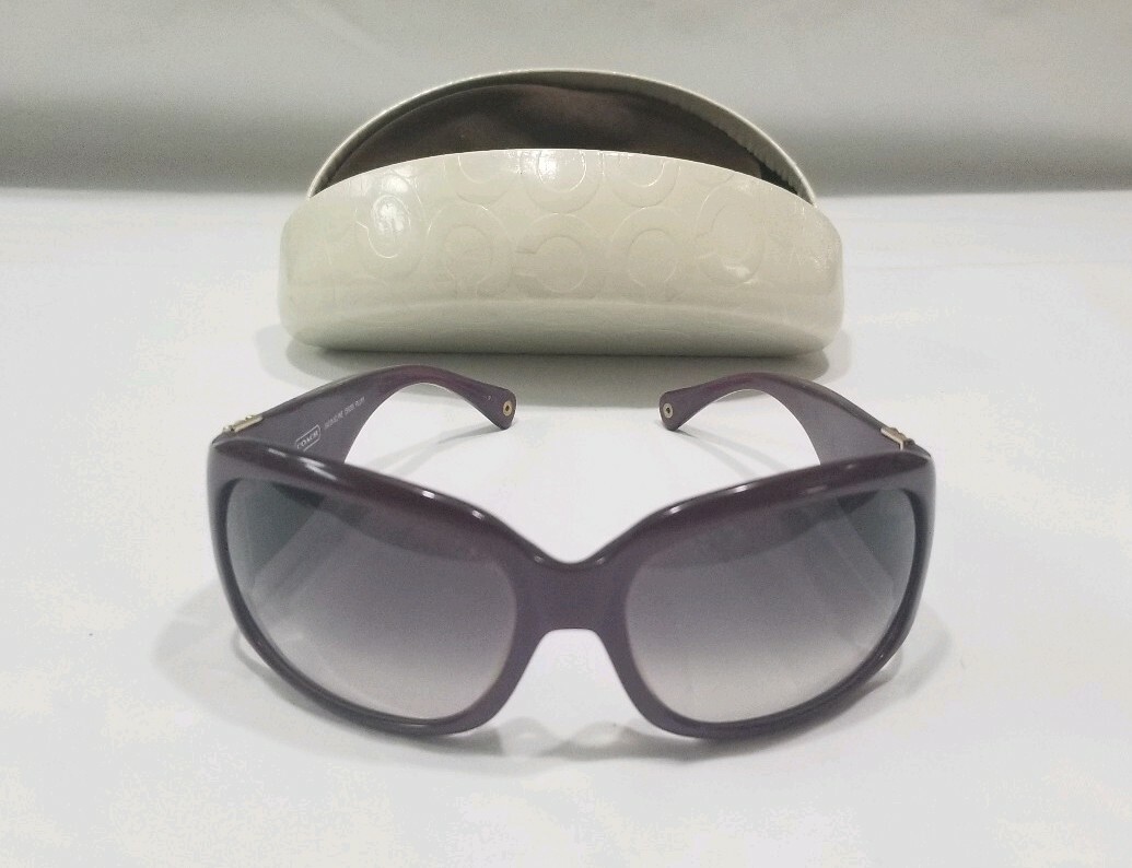 【関税&送料込み】ChloAC Sunglasses Coach Jacqueline Plum Sunglasses With Case S828 | eBay