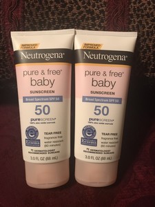 neutrogena pure free baby sunscreen spf