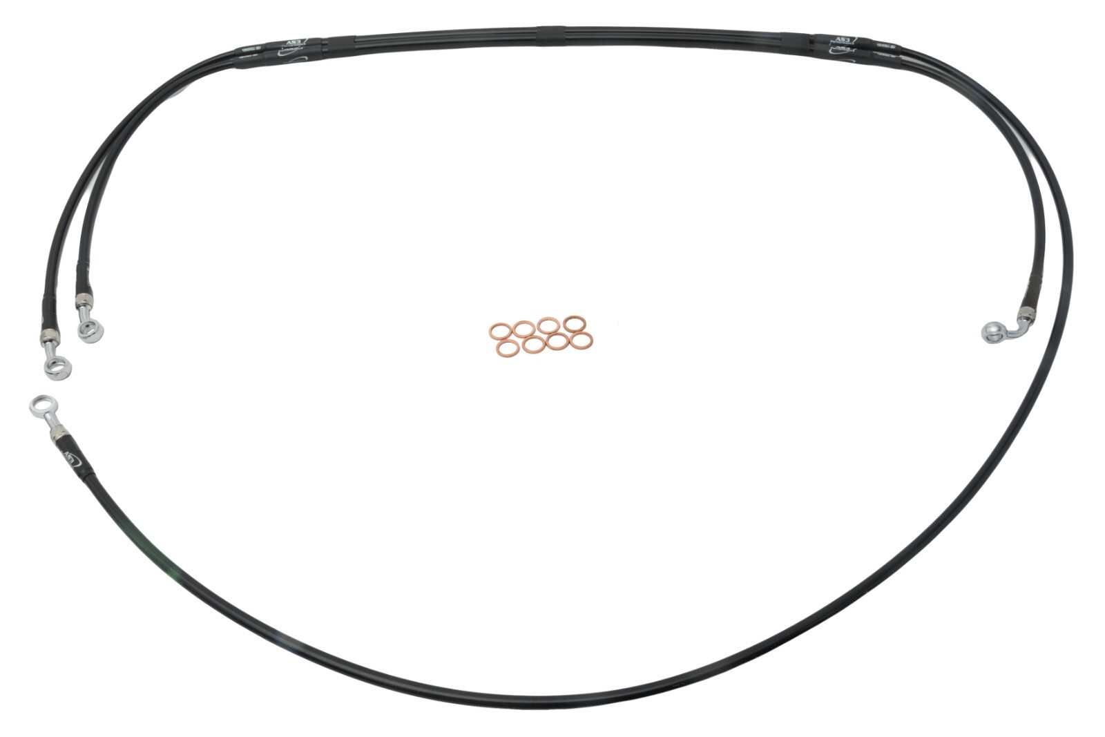 AS3 VENHILL FRONT BRAKE LINE HOSE for BETA 125 RR 4T LC 2018-2020
