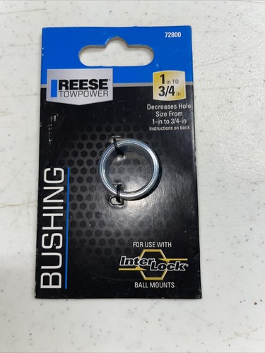 Reese Tow power #72800 Hitch Ball Bushing Reducer 1" to 3/4" New Old Stock