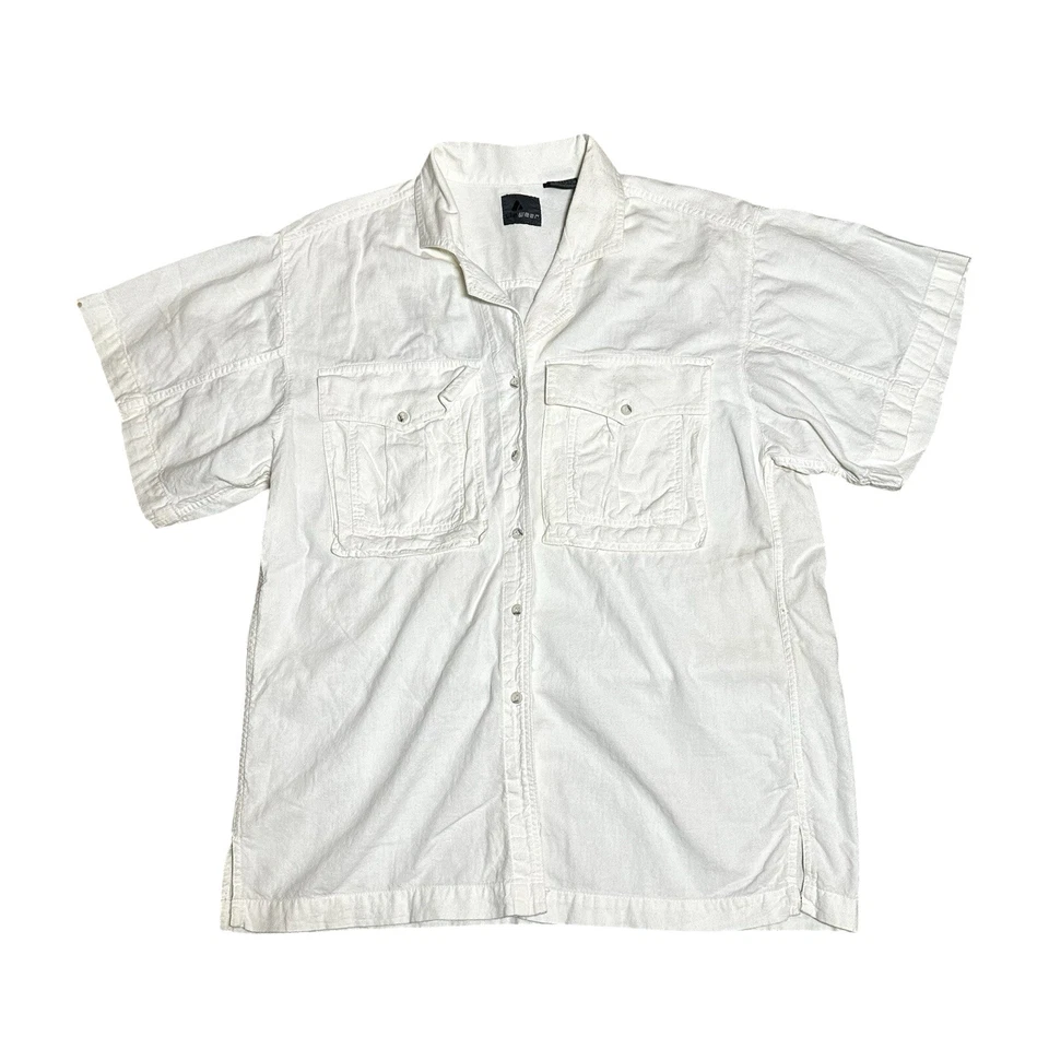 Blusa Top Camisa Blanca Abotonada Talla M De Colección Liz Wear Para Mujer Foto 2 de 4