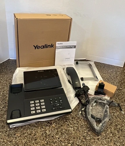 Yealink VP59 Flagship Smart Video IP Phone BLACK 16 VolP Accounts- New Open Box