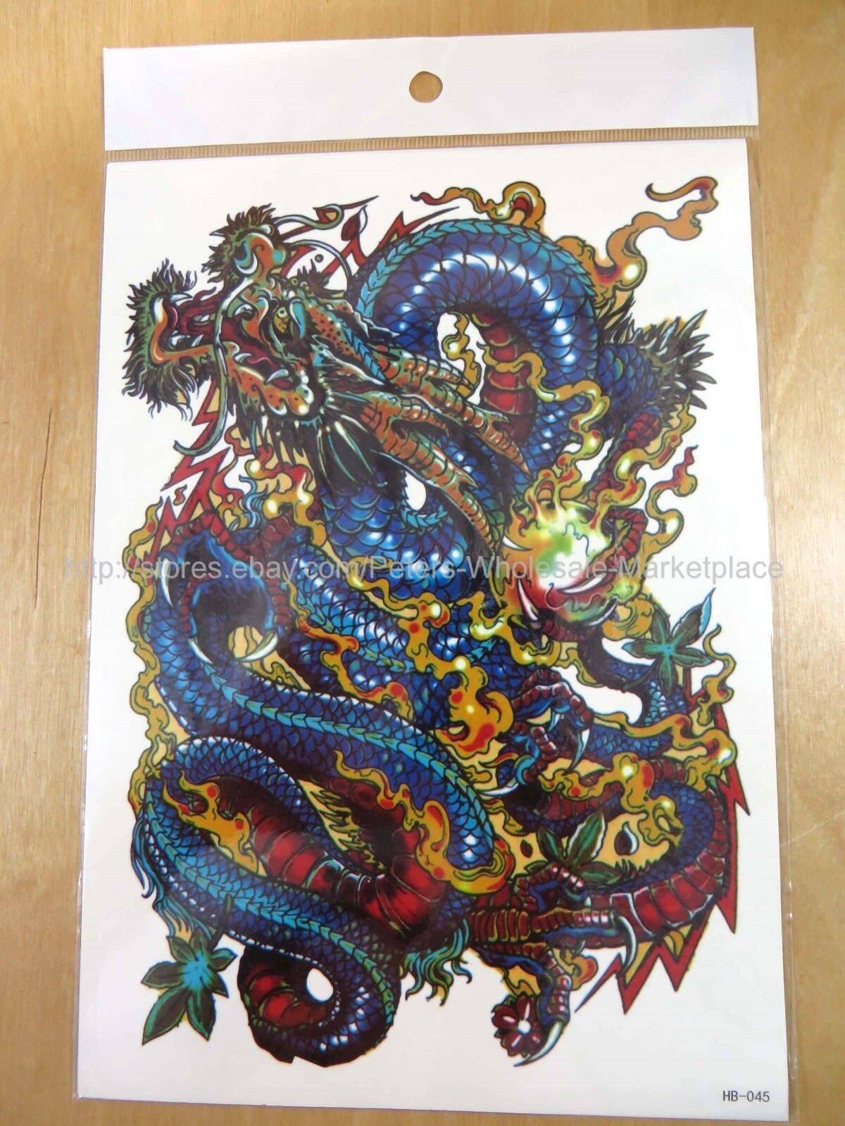 Large Oriental Dragon Temporary Tattoo – TattooIcon