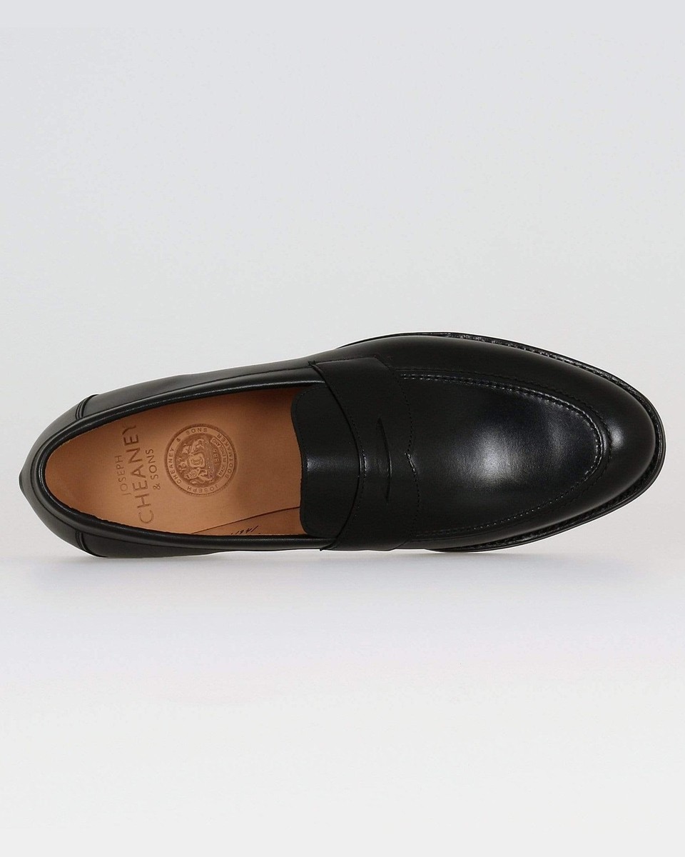 Cheaney Hadley Penny Loafer - Black Calf Leather | eBay UK display picture 2