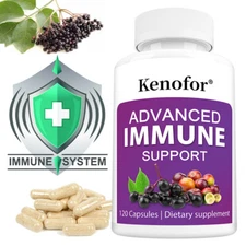Advanced Immune Support, Daily Immunity Multi System Defense Capsules