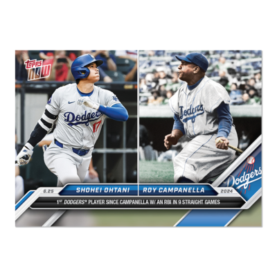 Shohei Ohtani / Roy Campanella - 2024 MLB TOPPS NOW Card 347 | eBay