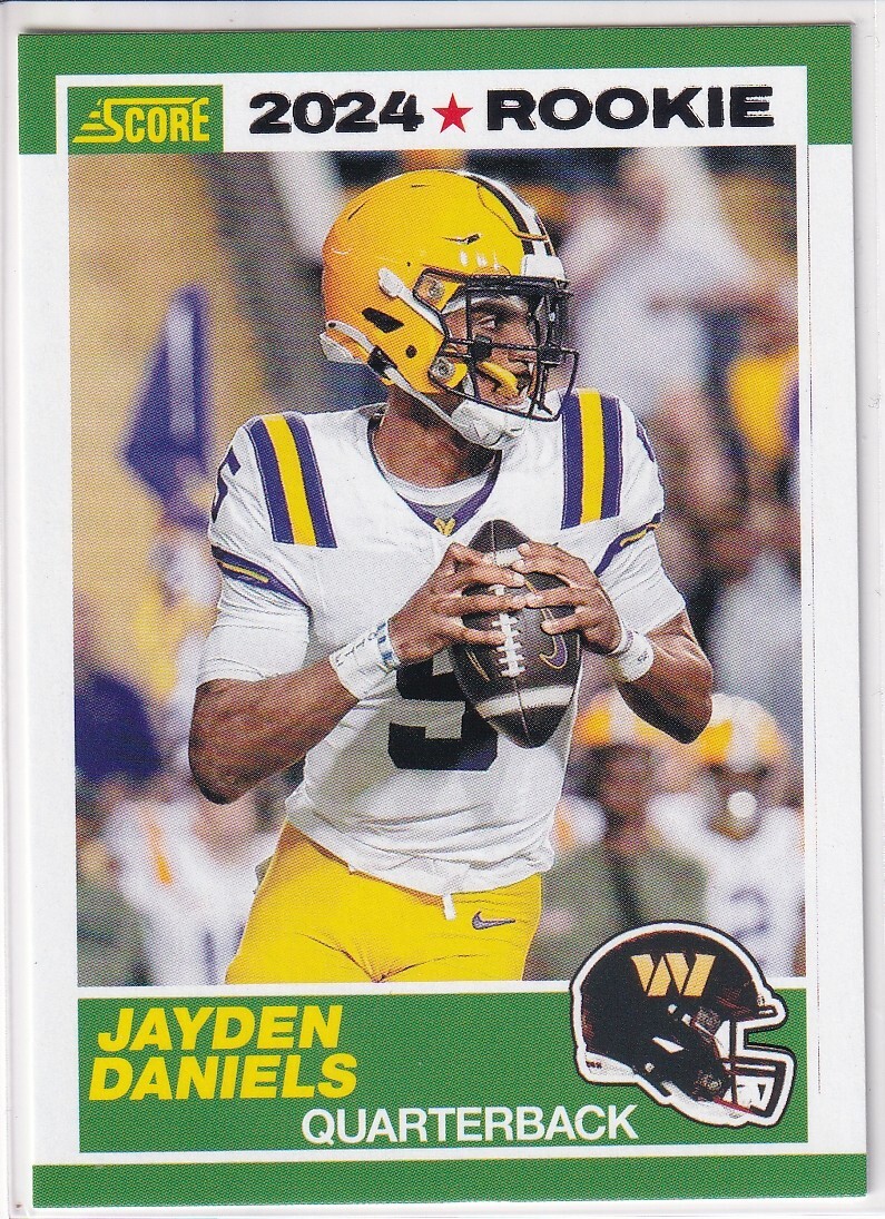 JAYDEN DANIELS 2024 Panini Score 35th Anniversary #2 Washington Commanders (RC)