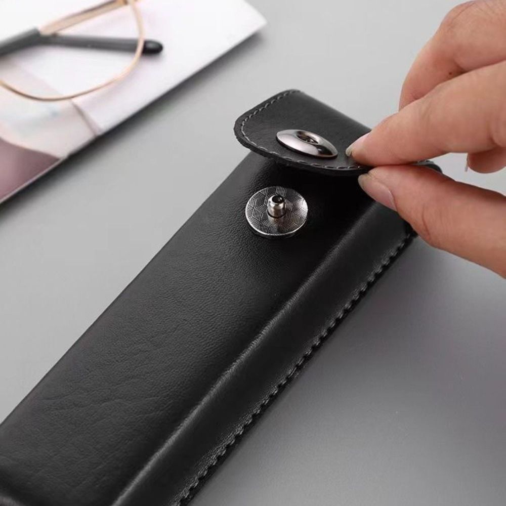 Leather Retro Belt Wearable Glasses Case Glasses Storage Box Carrying