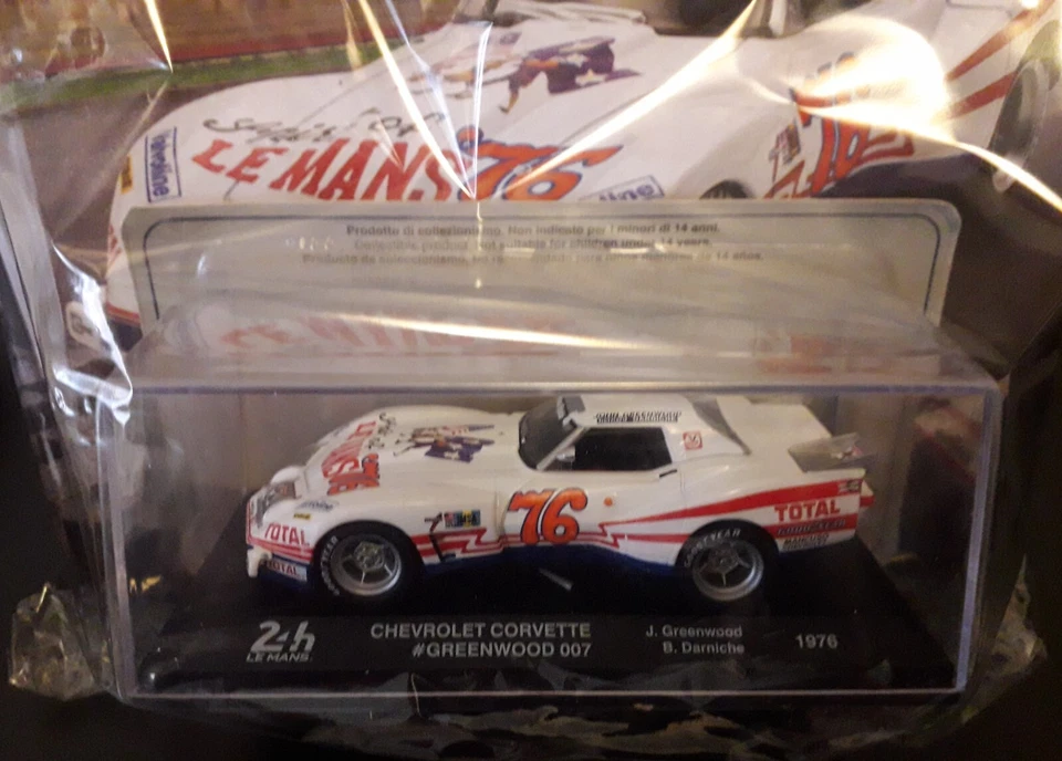 CHEVROLET CORVETTE DEL 1976 - 1:43 - 24H LE MANS COLLECTION N.28 - CENTAURIA - Immagine 3 di 3