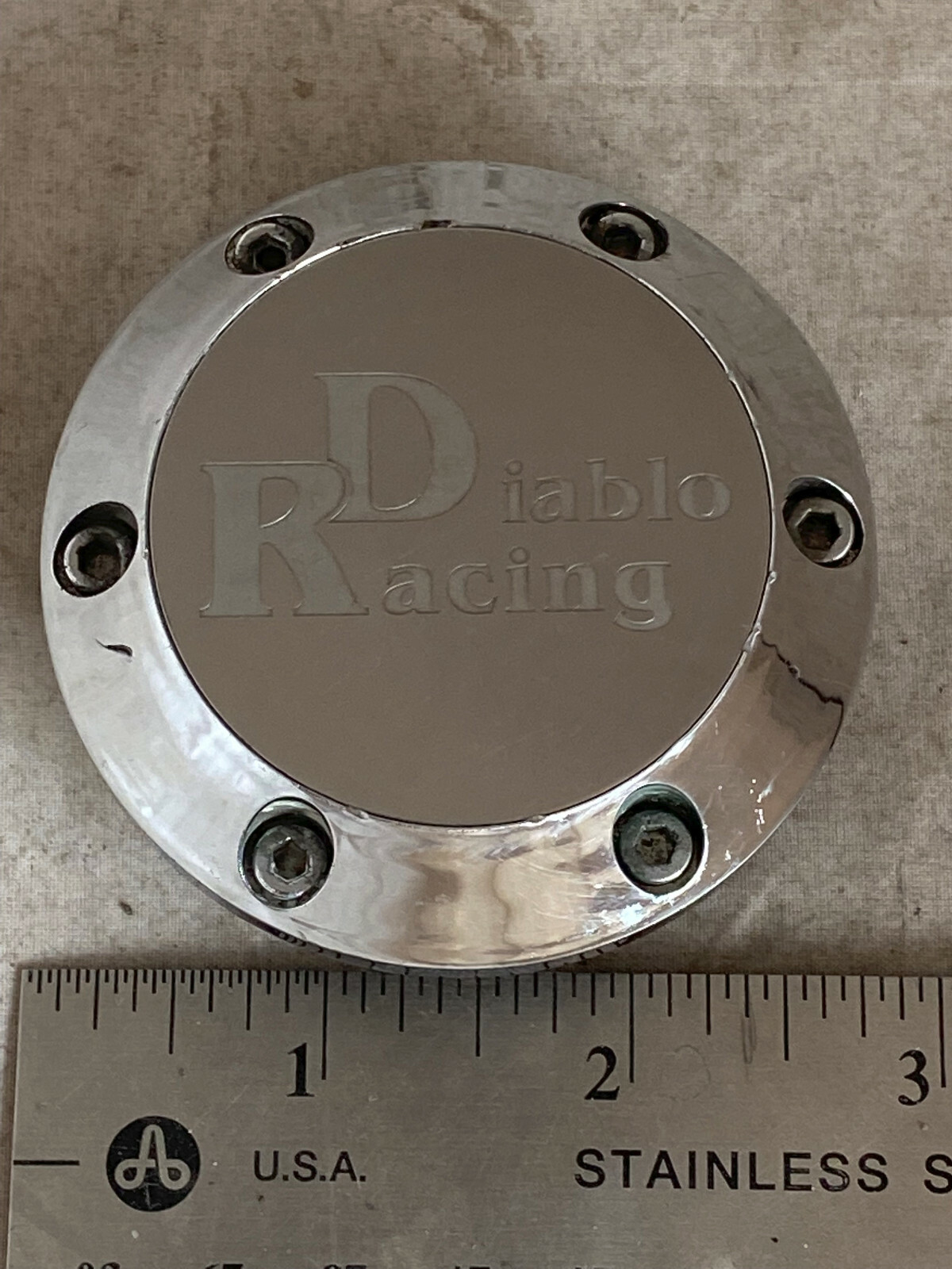 Diablo Racing Custom Wheels Wheel Rim Hub Chrome Cover Center Cap C-0362-image