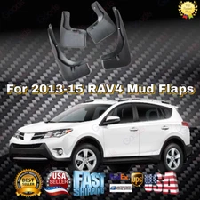 Mud Flaps Splash ABS Front Rear Guard Fender Mud Guard Fits Toyota RAV4 2013-15