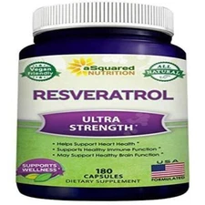 Resveratrol 100 % Natural: 1000 Mg Por Porcion De Fuerza Maxima (1