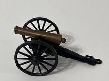Vintage Brass Cast Iron Mini Cannon C 1/2 MF CO