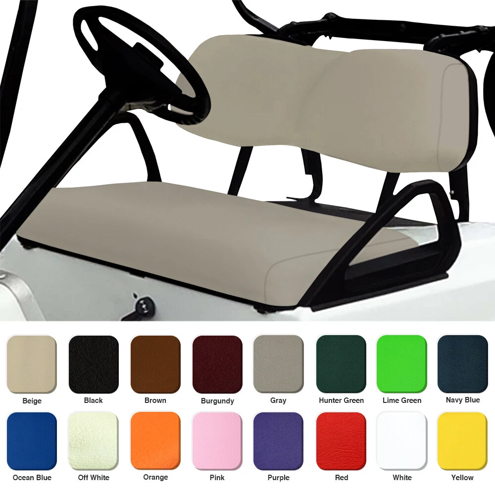 Club Car DS Golf Cart Seat Cover Vinyl Front Replacement Set