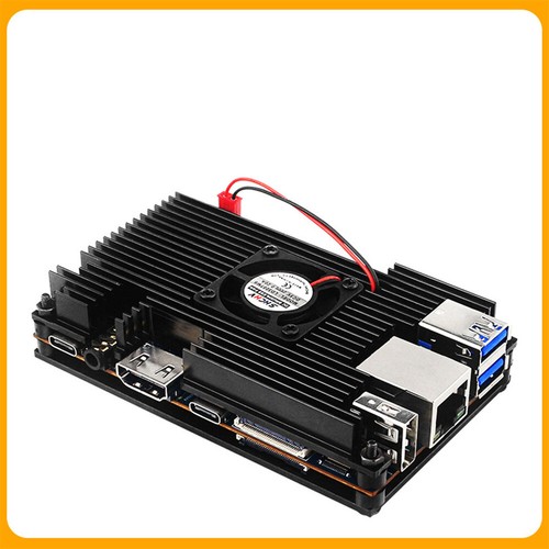 Aluminum Alloy Cooling Shell Passive Heatsink Case Accessories For Orange pi 5 - Picture 2 of 6