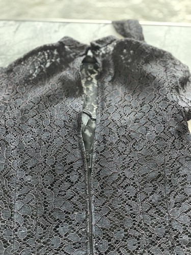 Vintage Jr. Theme New York Womens Dress Size 9 Little Black Lace Cocktail Dress - Picture 19 of 19