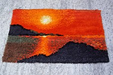 60er Teppich Wandteppich Wall Carpet Rug Shag (80 x 125) 70er 37