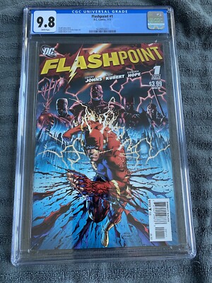 FLASHPOINT #1 CGC 9.8 GEOFF JOHNS ANDY KUBERT SANDRA HOPE 1ST PRINT MOVIE