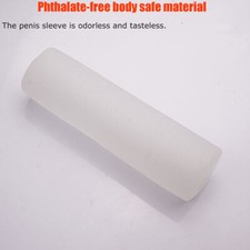 Silicone-Thick Sleeve Extender Penis Stretcher Vacuum Pump Enhancer Enlarger-USA