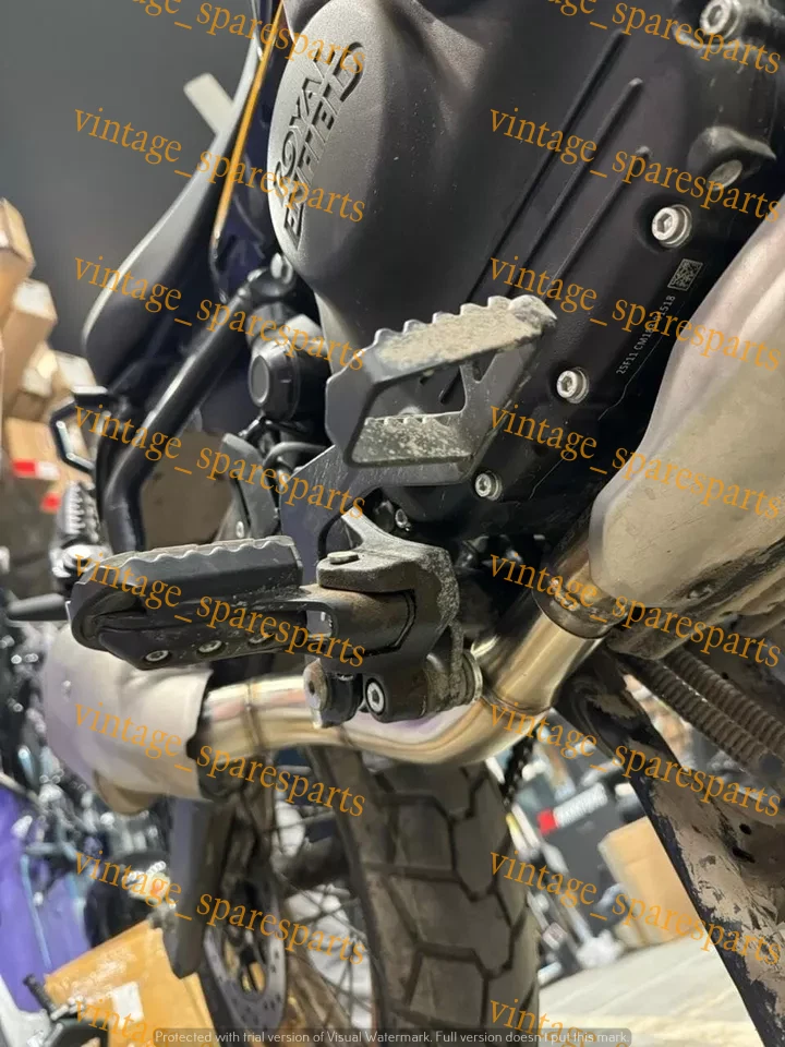 Convient pour Royal Enfield New Himalayan 450 Steel Silencier Bend Pipe Bette... - Image 3 of 4