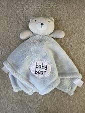 Baby Gear Blue Gray Baby Bear Blanket Soft Plush Security Lovey 2017 15  X 15  