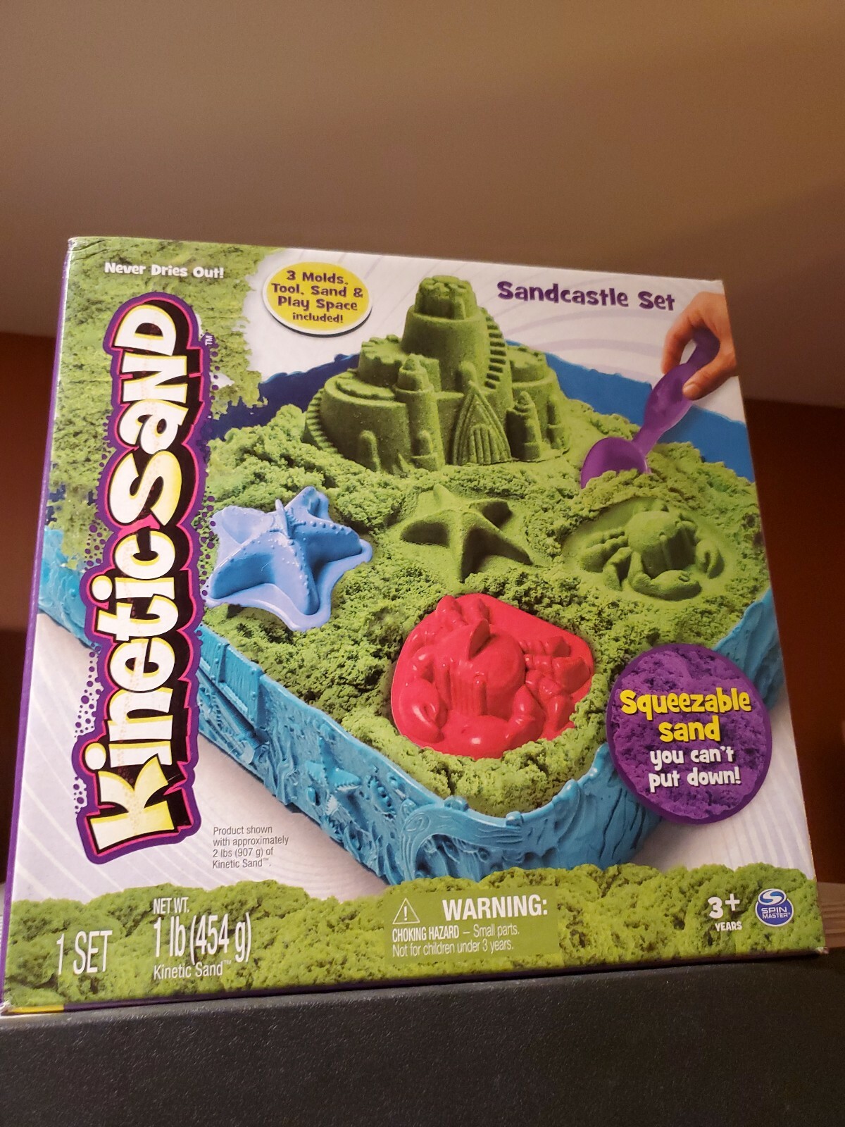kinetic sand sandcastle set