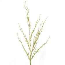 Package of 4 Sparkling Green Artificial Twig 36" Sprays