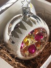 Inge-Glas Manufaktur Glass Silver Pnk Peach 21466R008 Glass Ornament Deutschland — photo 6