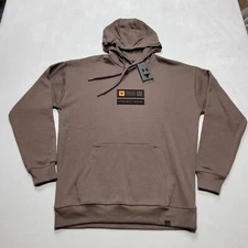 Under Armour UA Project Rock Hoodie Men's Medium Brown Vet's Day Pullover