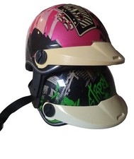 2 x CASCO BICI SKATEBOARD PATTINI Monopattino BAMBINO/A Taglia M