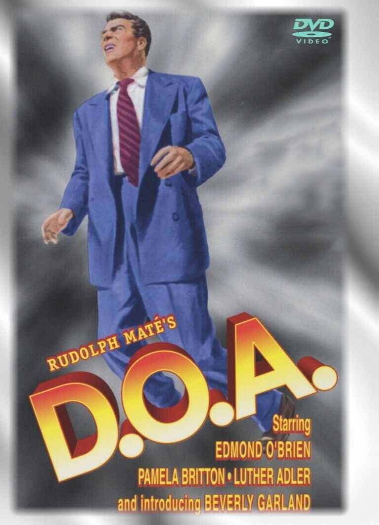 D.O.A. 1949 DVD Classic Film Noir Mystery Movie Edmond O'Brien Pamela Britton