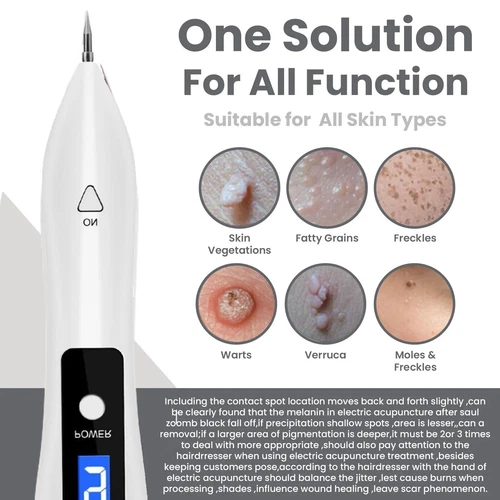LCD Muttermal Entfernen Stift Plasma Pen Warzen Entfernen Mole Removal Stift DHL - Bild 4 von 15