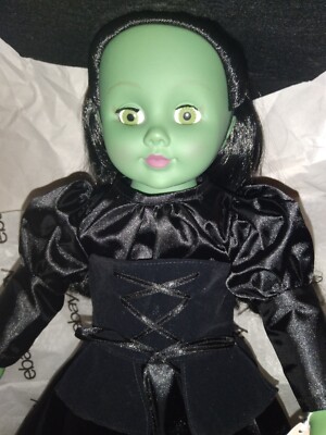 Wizard of Oz Madame Alexander WICKED WITCH Vinyl Doll GREEN SKIN w