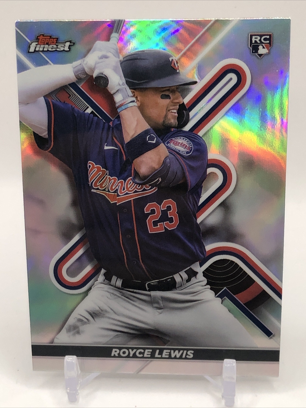 2022 TOPPS FINEST ROOKIE REFRACTOR MINNESOTA TWINS #87 ROYCE LEWIS RC