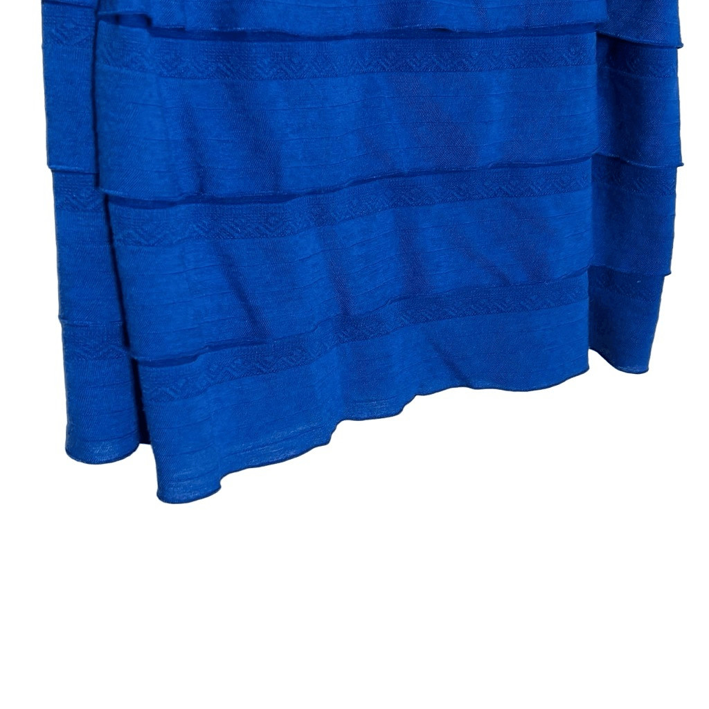 Max Studio Tiered Straight Skirt Gem