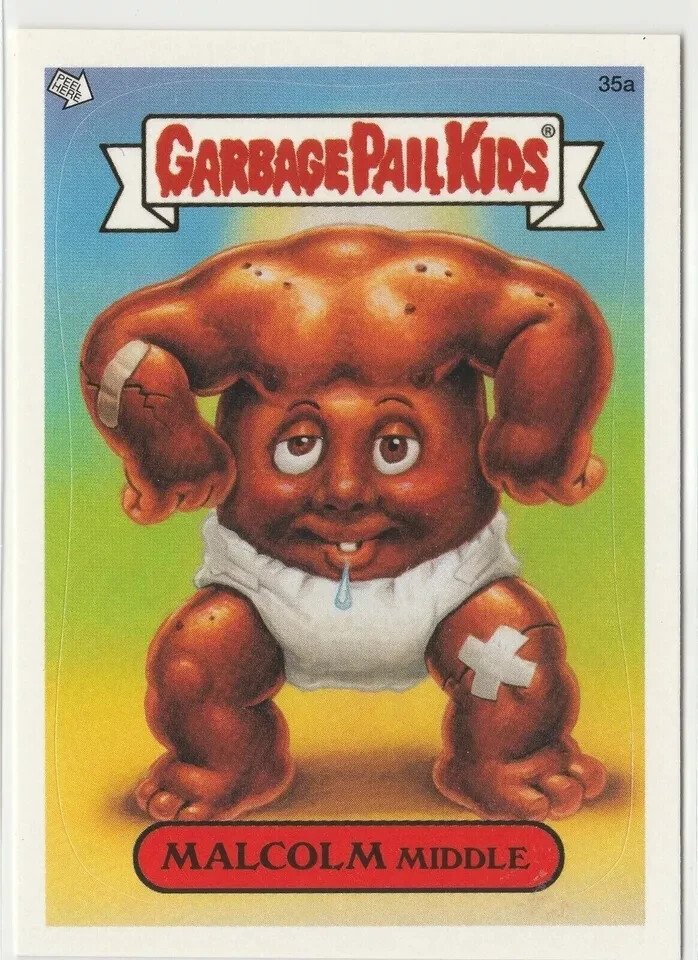 Malcolm Middle Garbage Pail Kids GPK 2004 ANS3 Series 3 Card #35a