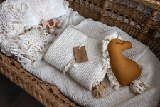 Organic Cotton Muslin Baby Blanket, Cotton Muslin Swaddle, Kids Toddler Quilt