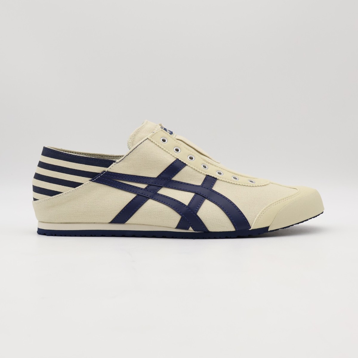 1183C233-250 Onitsuka Tiger Mexico 66 Paraty Natural Navy (Men's