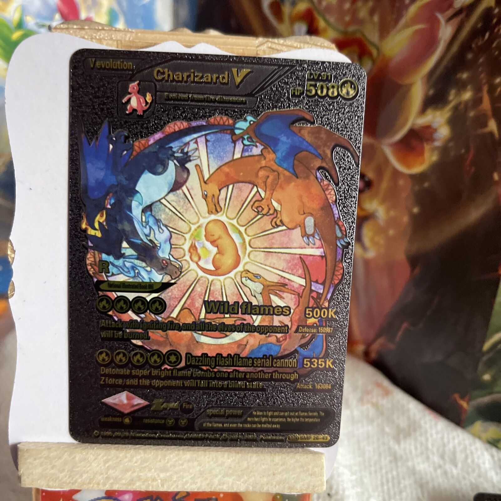 Charizard Psycic Type Pokemon Card Custom Charizard Art -  Finland