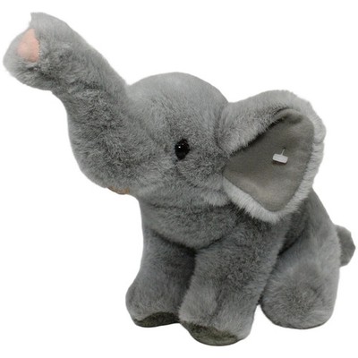 TCC Elefant Kuscheltier Plüschtier 30 cm grau sitzend Vintage gebraucht