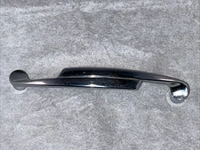 One Vintage 3 7/8” MCM Retro Shiny Chrome Drawer Pull Handle