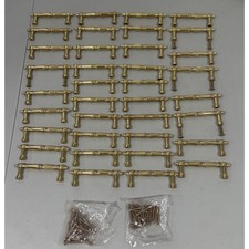 37 Pack Polished Brass Cabinet Pulls 3 Inch C...
