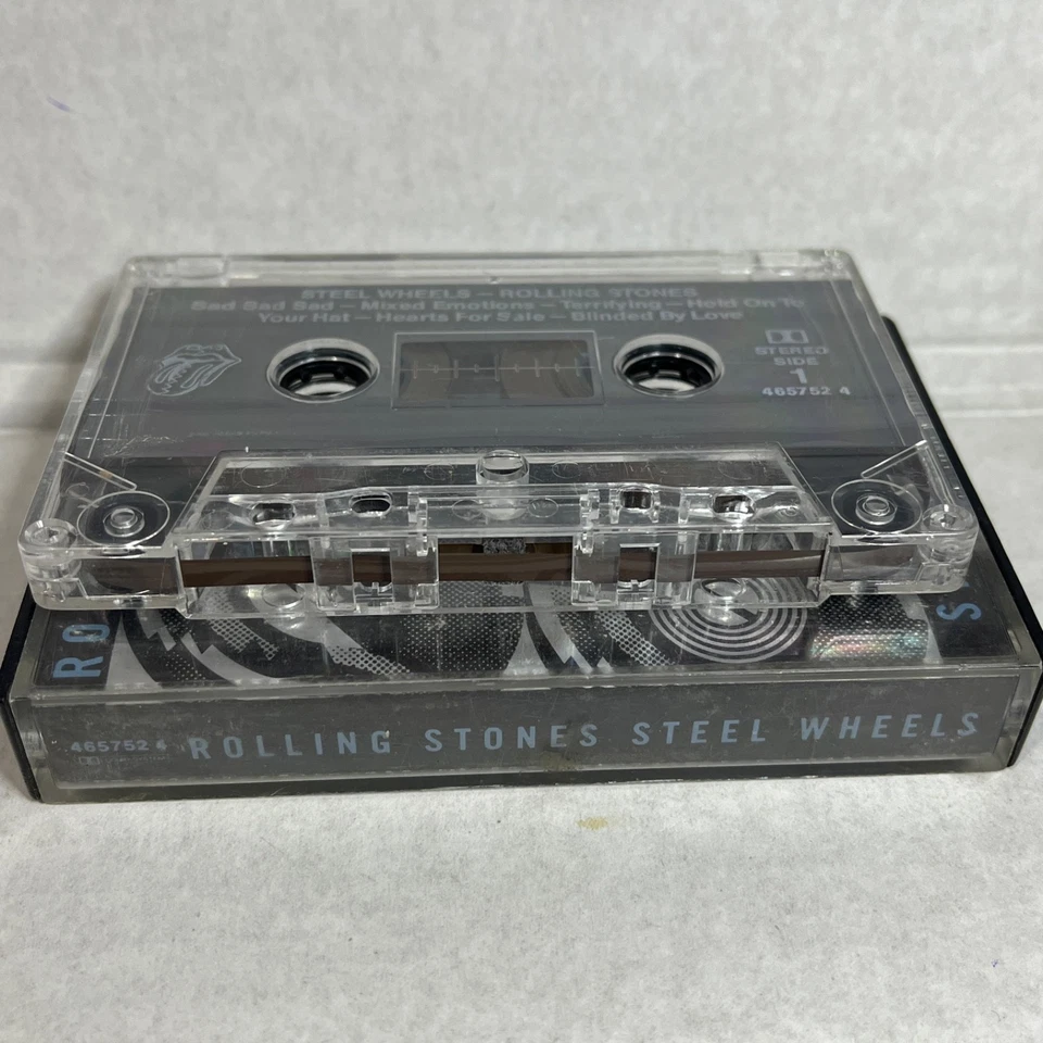 Rolling Stones Steel Wheels 1989 Cassette Tape - Image 3 of 3