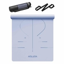 Extra Wide Non-Slip Yoga Mat 72"x32"x1/3" Eco-Friendly TPE for Home Workout