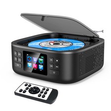 Portable CD Player Bluetooth,Desktop CD Player with Bluetooth Music Boombox P...