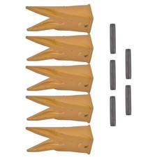 X156WTL Twin Tiger Bucket Teeth Bucket Tooth + P156 Roll Pin for Mini Excavators