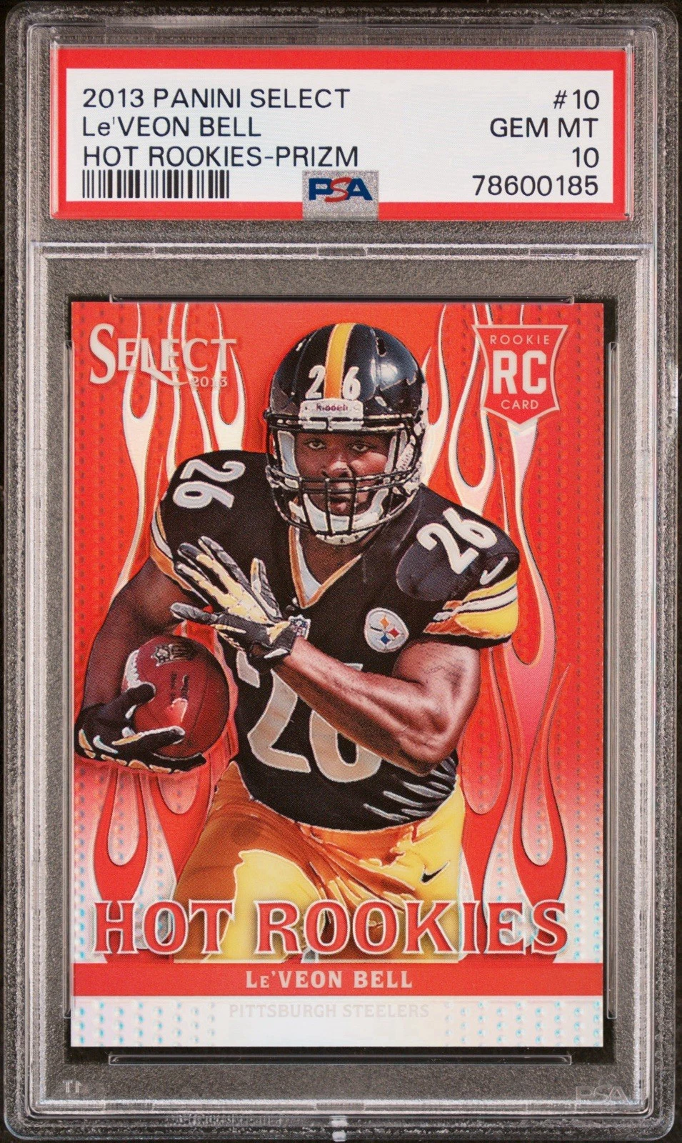 Le'Veon Bell Panini Select Hot Rookies #10 Prizm