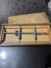 Benson Verniers Trammel Set In Wooden Box Made In England