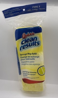 Quickie Clean Results Type S  Sponge Mop Refill  #045CR  New