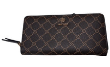 Nine West Women s Brown Geometric Zip-Around ...